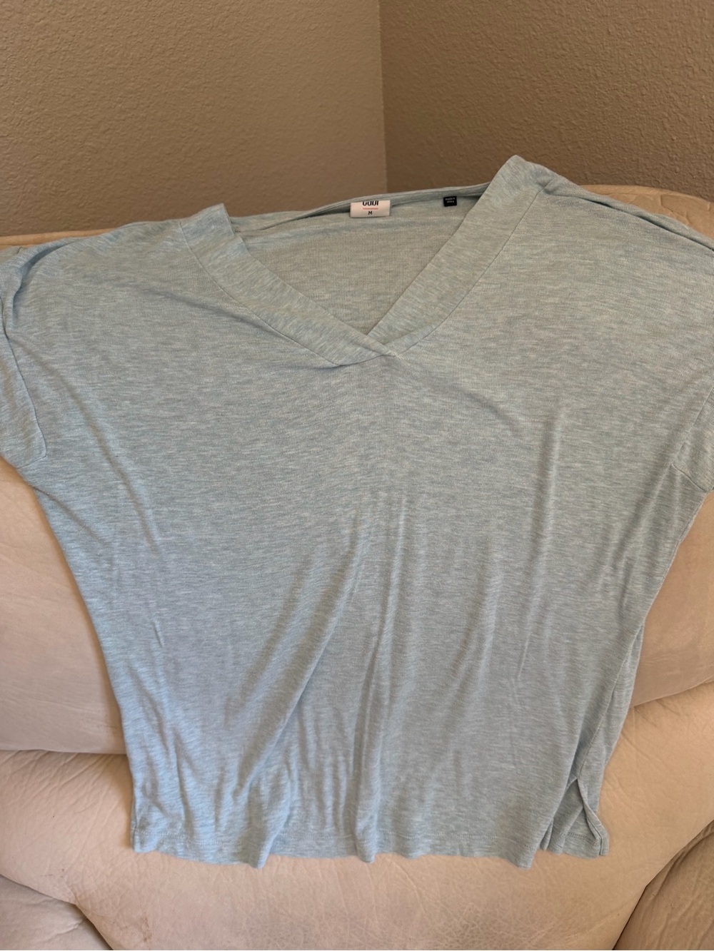 Cabi Everyday V-Neck Tee - Light Blue